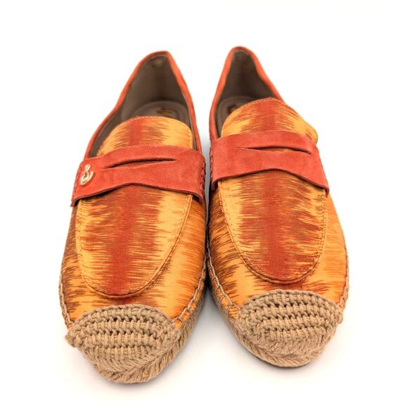 Sam Edelman Kai 2 Espadrille Loafer Shoes Women's Marigold Multi Size US5M EU35 - Picture 2 of 11